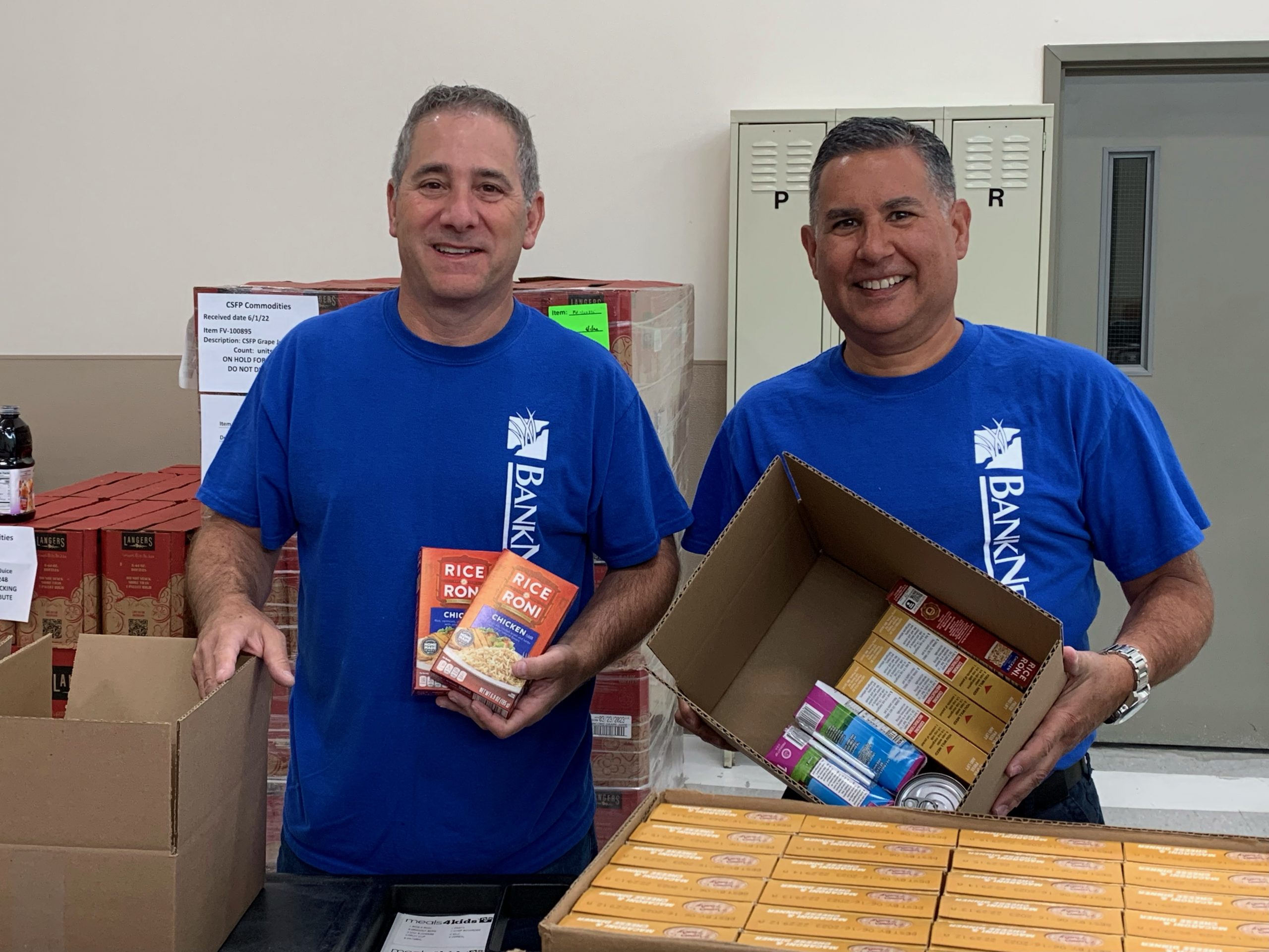 Ron and Greg RI Food Bank